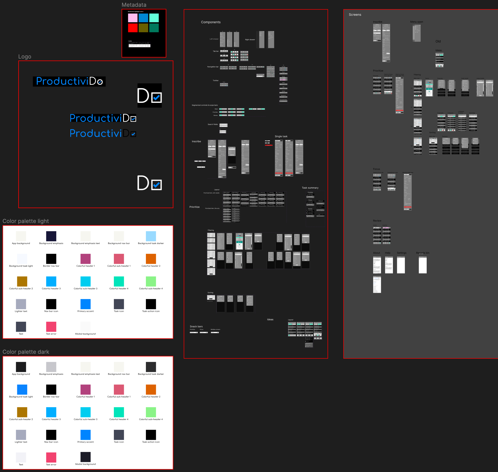 Designing and wireframing in Figma
